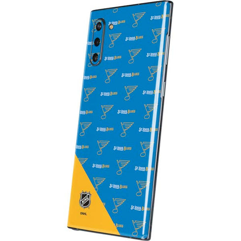 NHL St. Louis Blues Pattern Galaxy Note 10 Skin